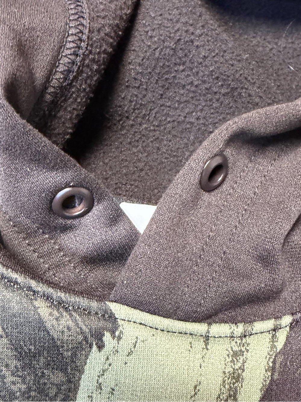 Nike Therma-FIT Cascade Brushstroke Camo Hoodie Mens Small Green Brown Tactical - Picture 7 of 13